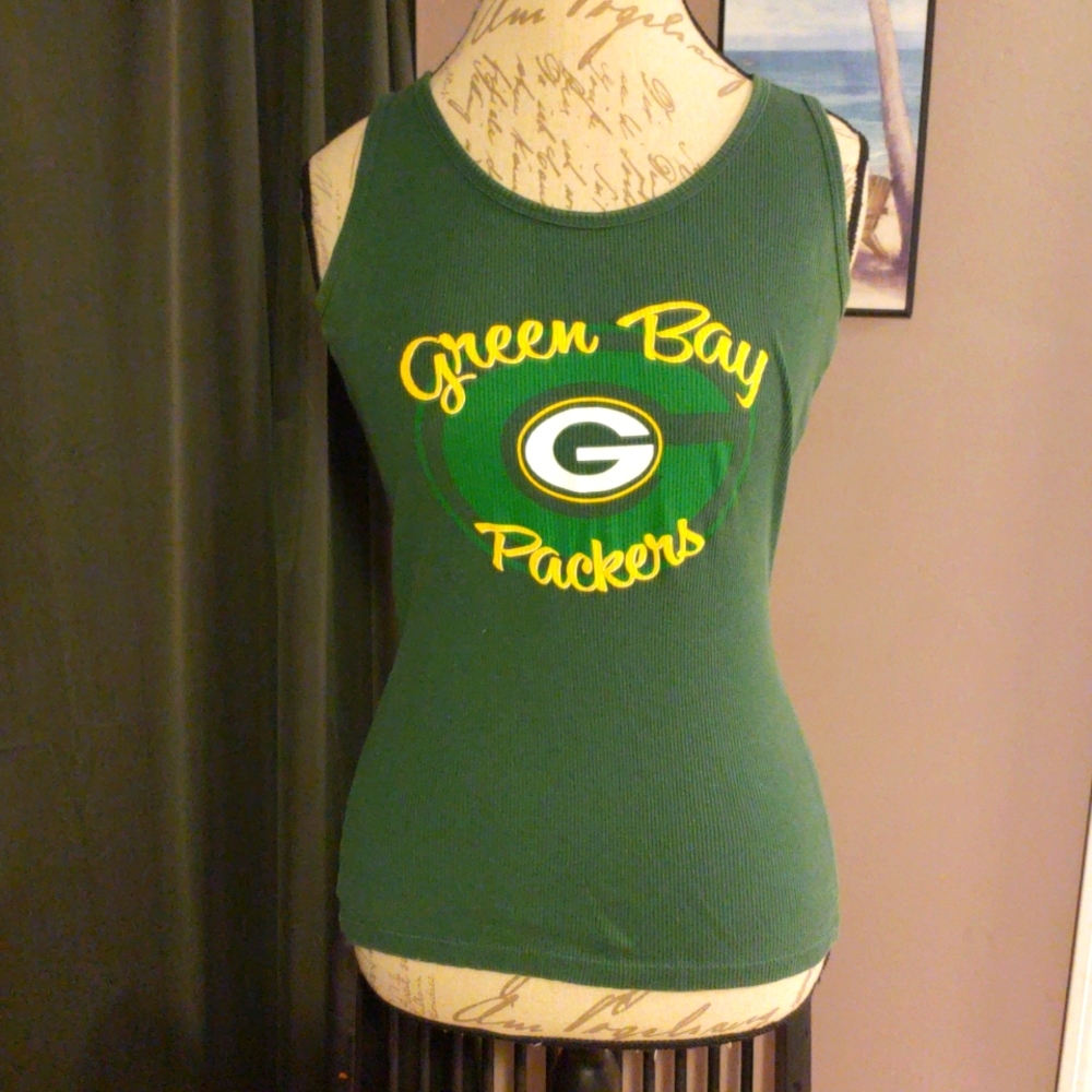 NFL Green Bay Packers glitter tank top